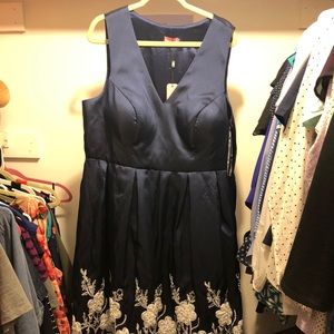 Dark Blue Party Dress